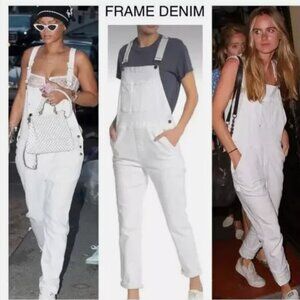 NWT Frame Denim Overalls. Le Garcon Denim Overalls Jumpsuit XL $330